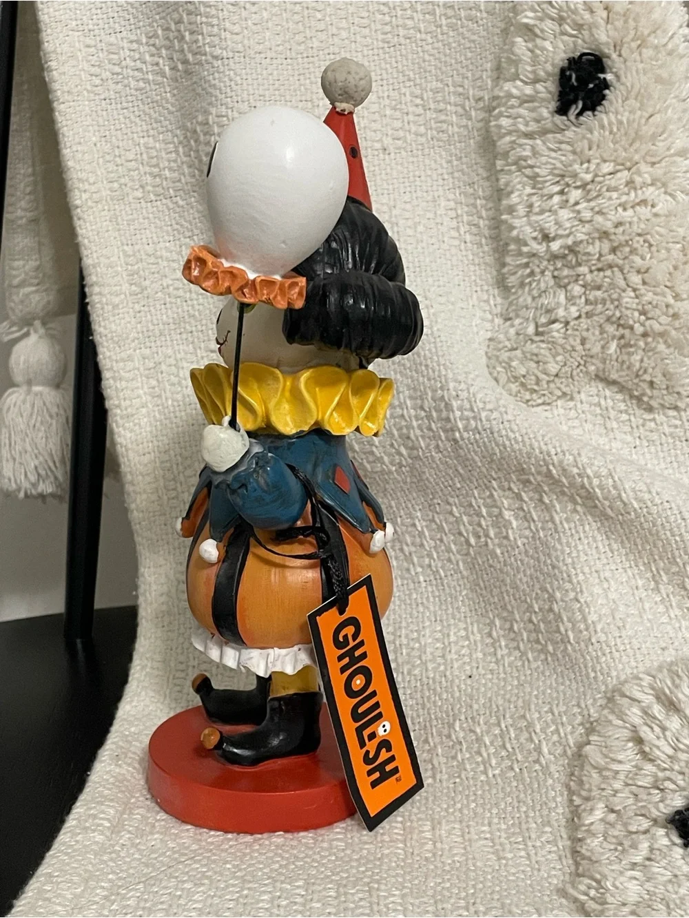 Ghoulish Clown Girl with Ghost Balloon 9” NEW Halloween 2026